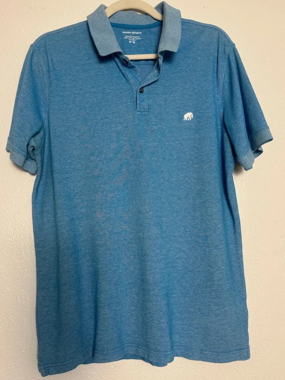 Banana Republic Soft Blue Polo Shirt
